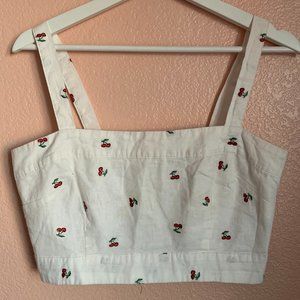 Forever 21 Cherry Crop Top